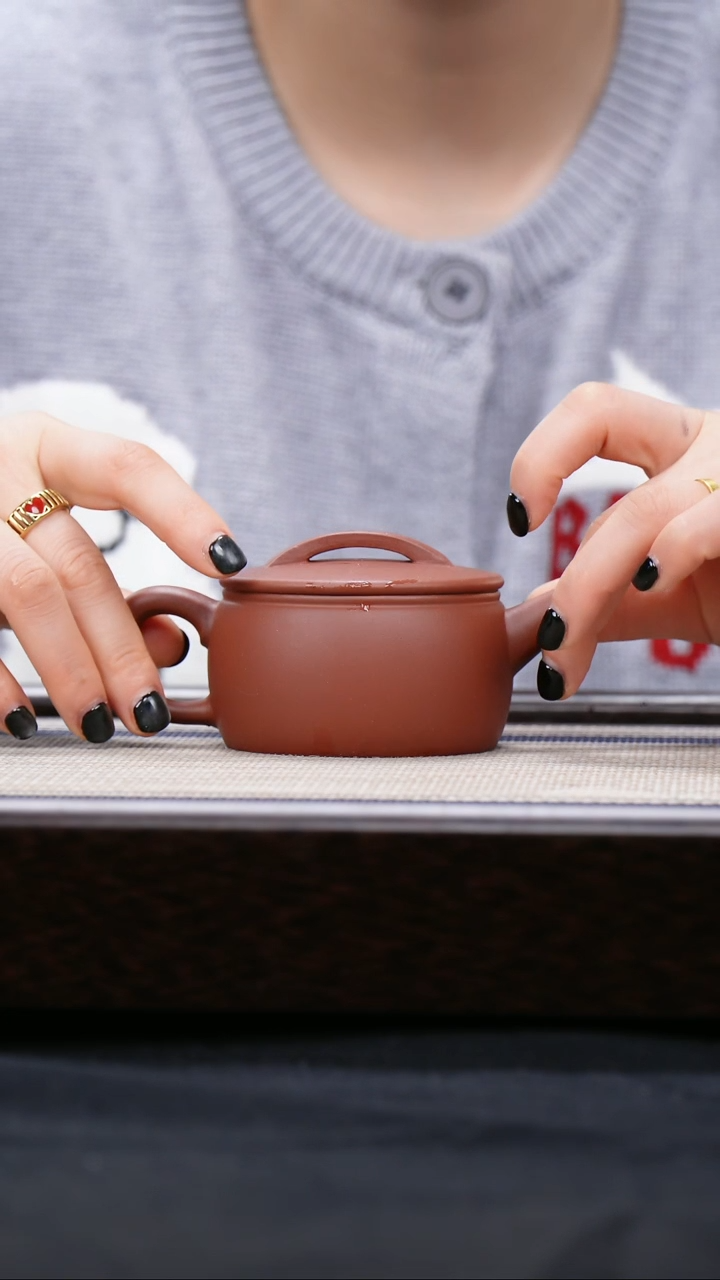 【闪购商品】紫砂茶壶清水紫泥   汉瓦壶