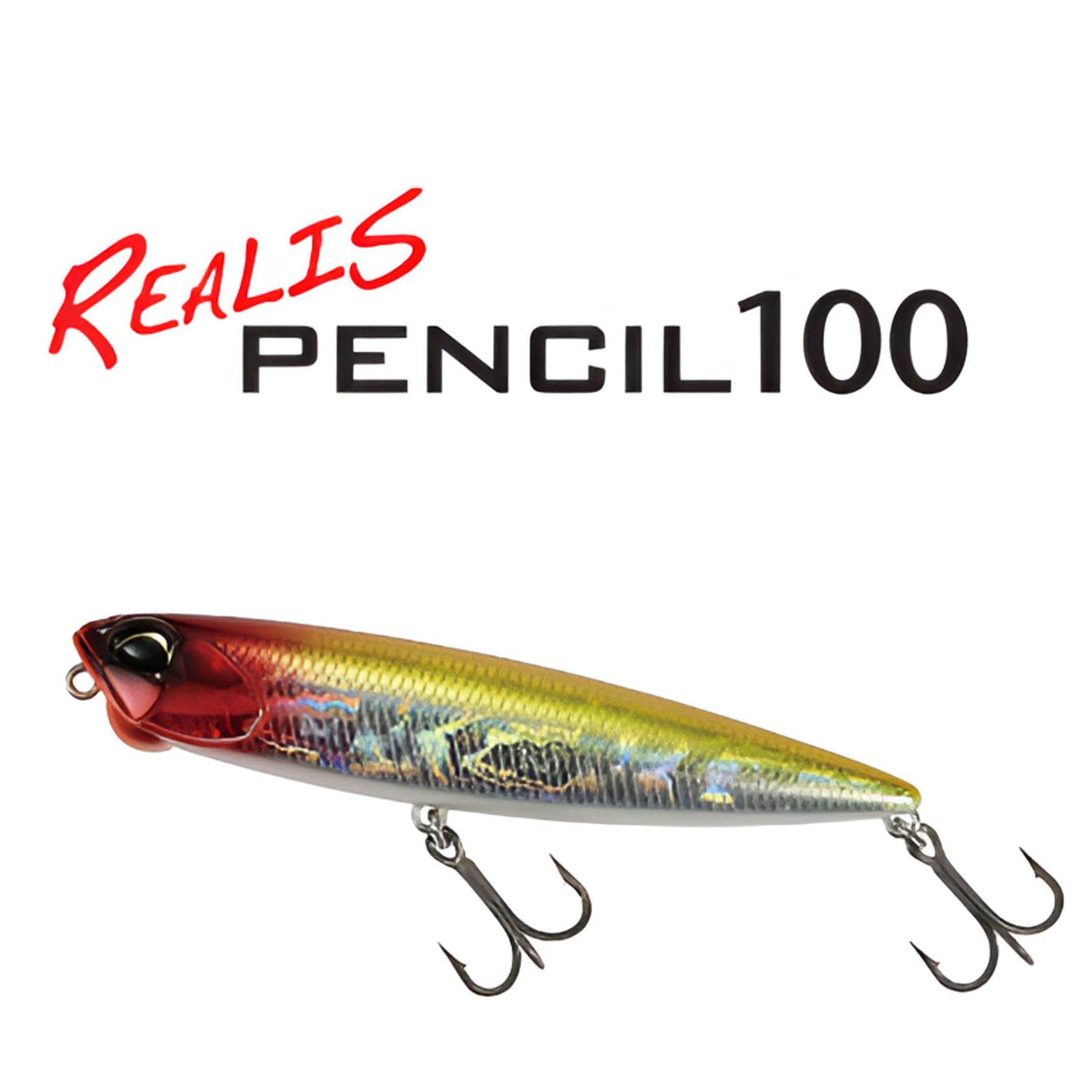 日本DUO水面之字狗REALIS PENCIL浮水铅笔无噪音水面系路亚饵