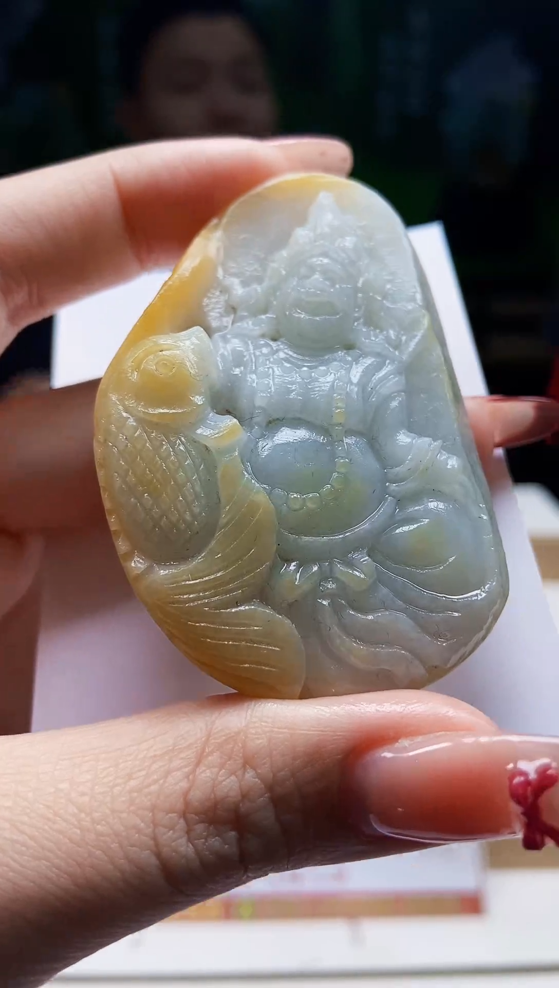 颈饰未镶嵌翡翠翡翠A货