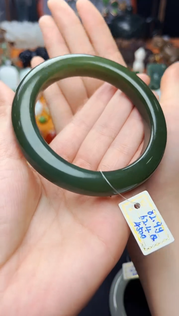 【闪购商品】和田玉手镯未镶嵌62.4圈口