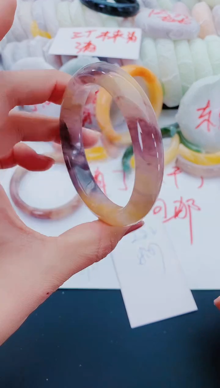 未镶嵌手镯石英质玉L22-57-58