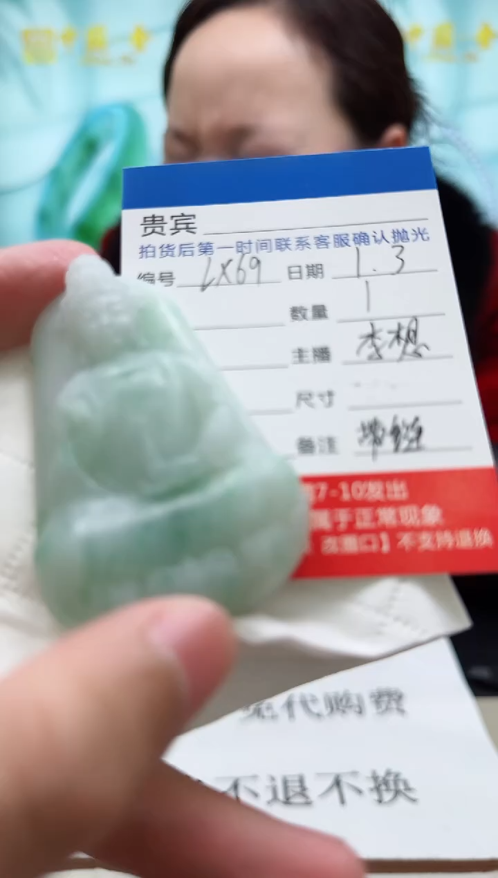 未镶嵌定制翡翠LX69翡翠吊坠赠珠链【多样性发其一】