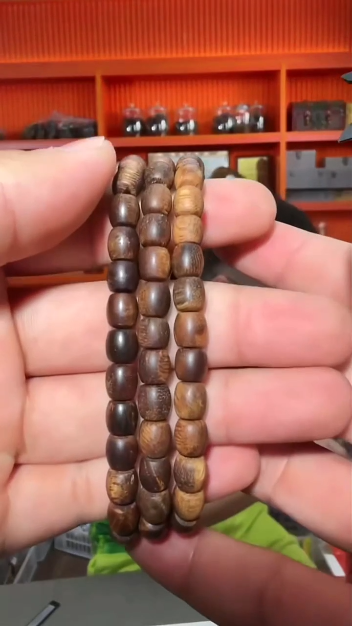 沉香手串146号沉水单圈0.7多样性发一