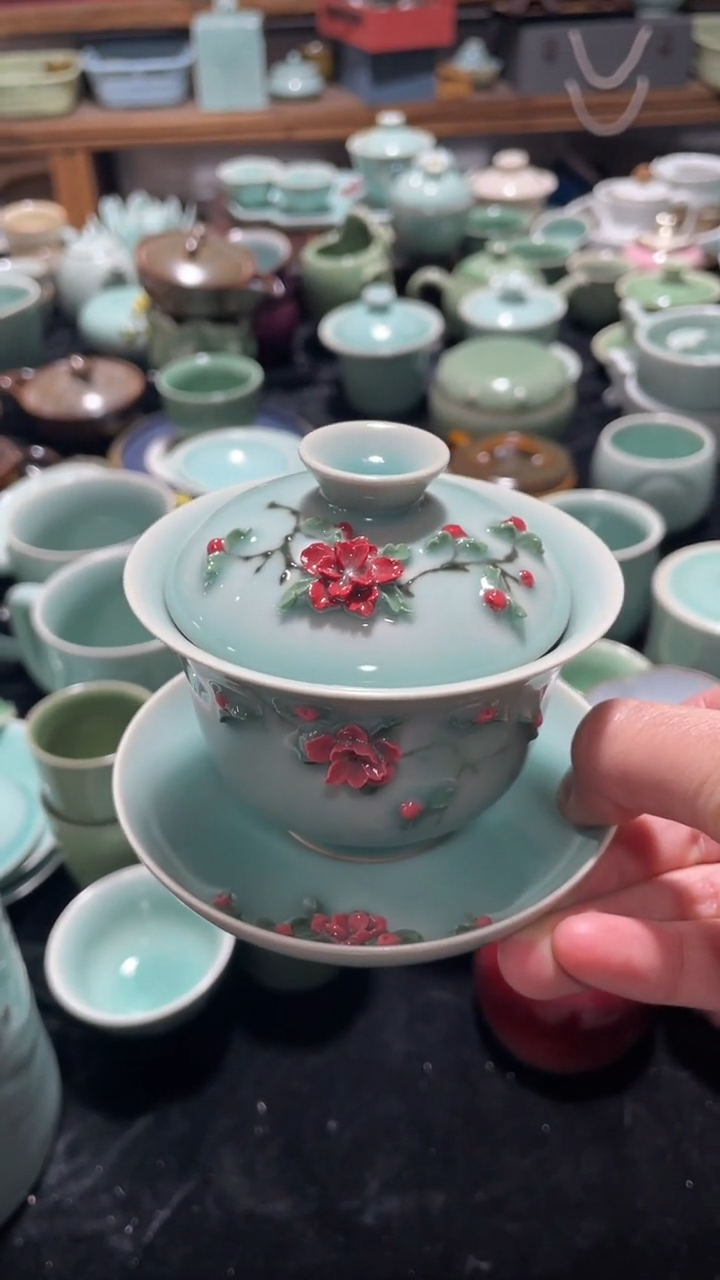 【闪购商品】纯手工 特价福利 微瑕 慧仙青瓷 咬合