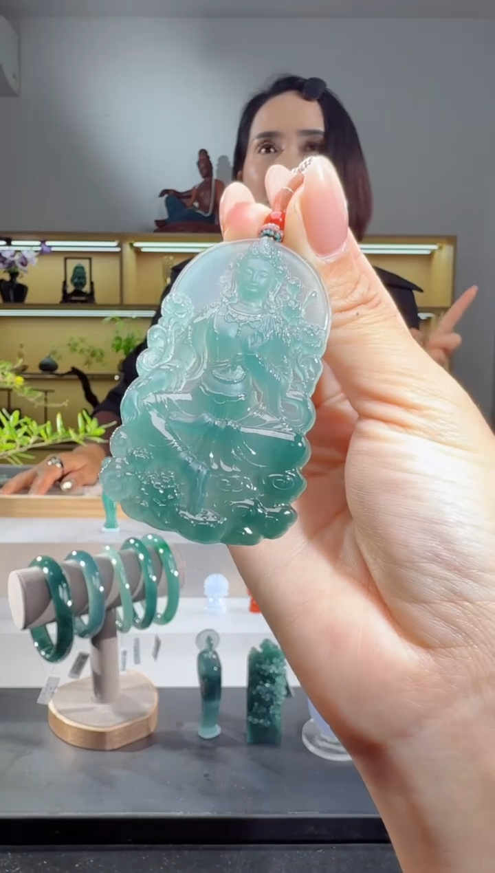 吊坠(不含链)未镶嵌翡翠度母