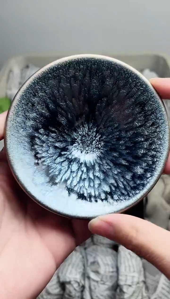 【闪购商品】茶盏带礼盒百花斗笠