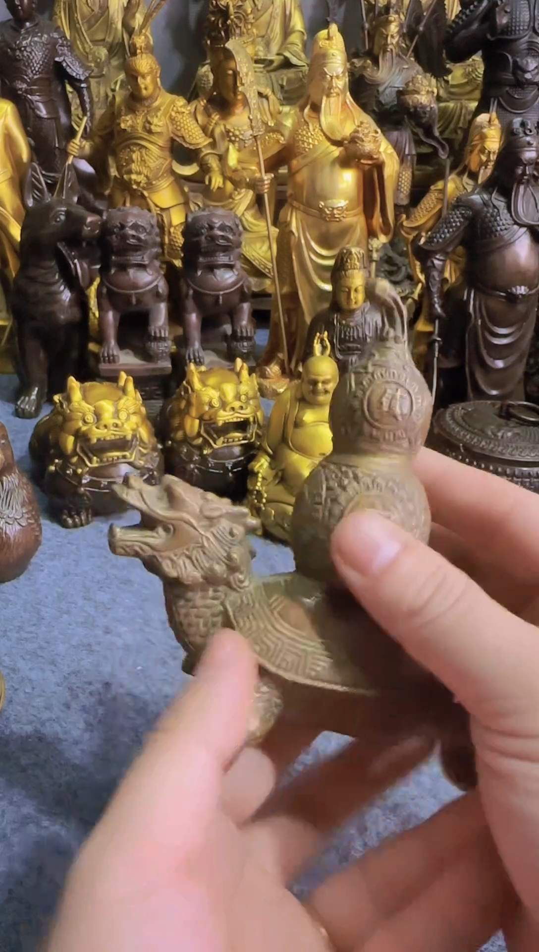 老黄黄铜摆件装饰品