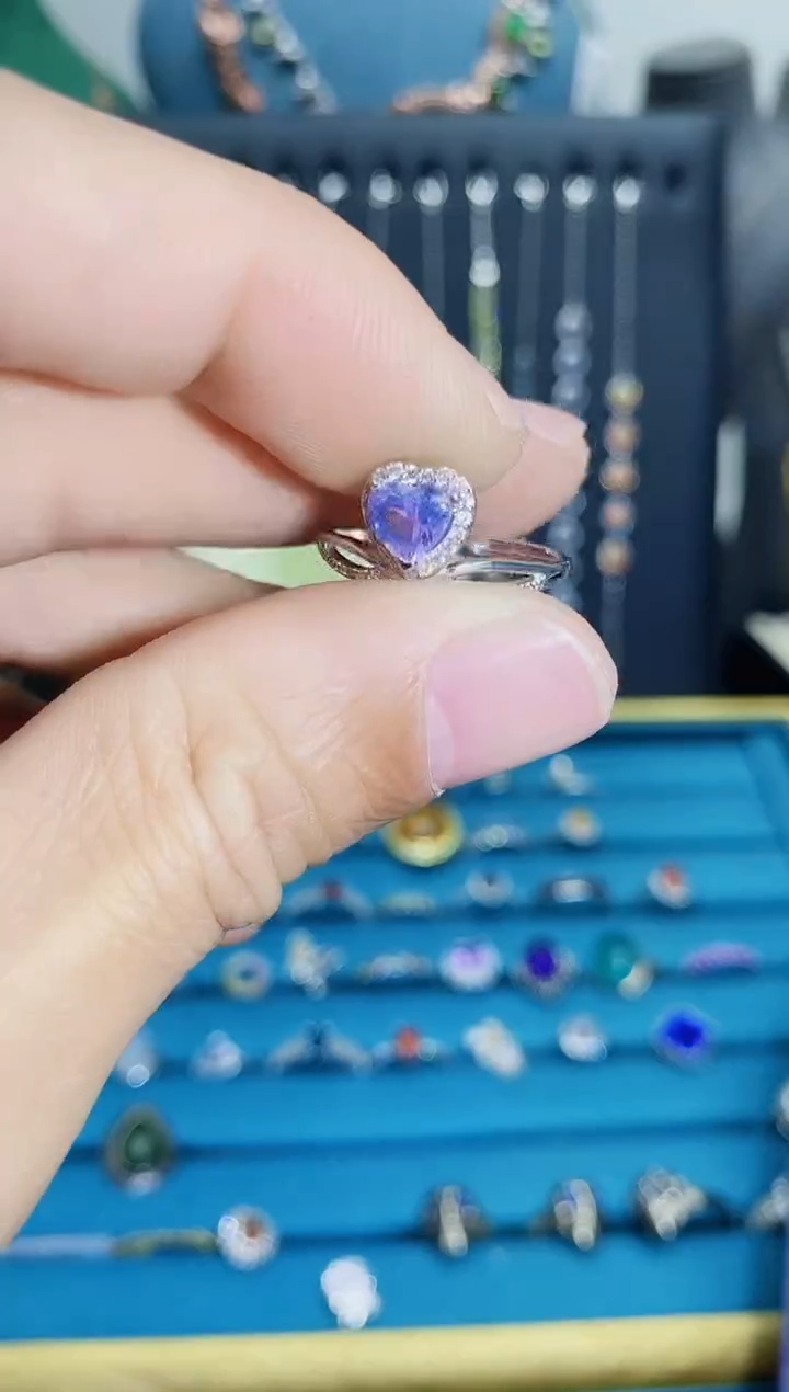 【闪购商品】烟晶戒指银S925镶嵌11211