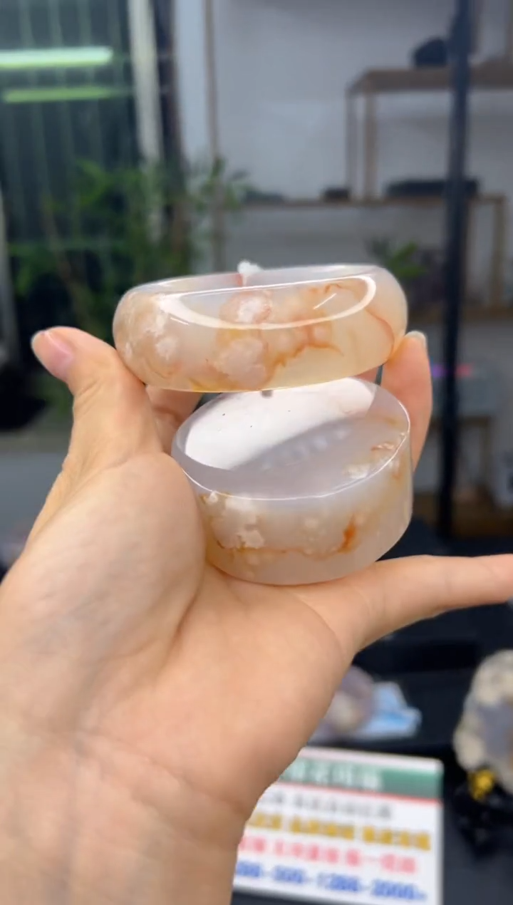 【闪购商品】石英质玉手镯未镶嵌A1347(58圈赠送镯心)