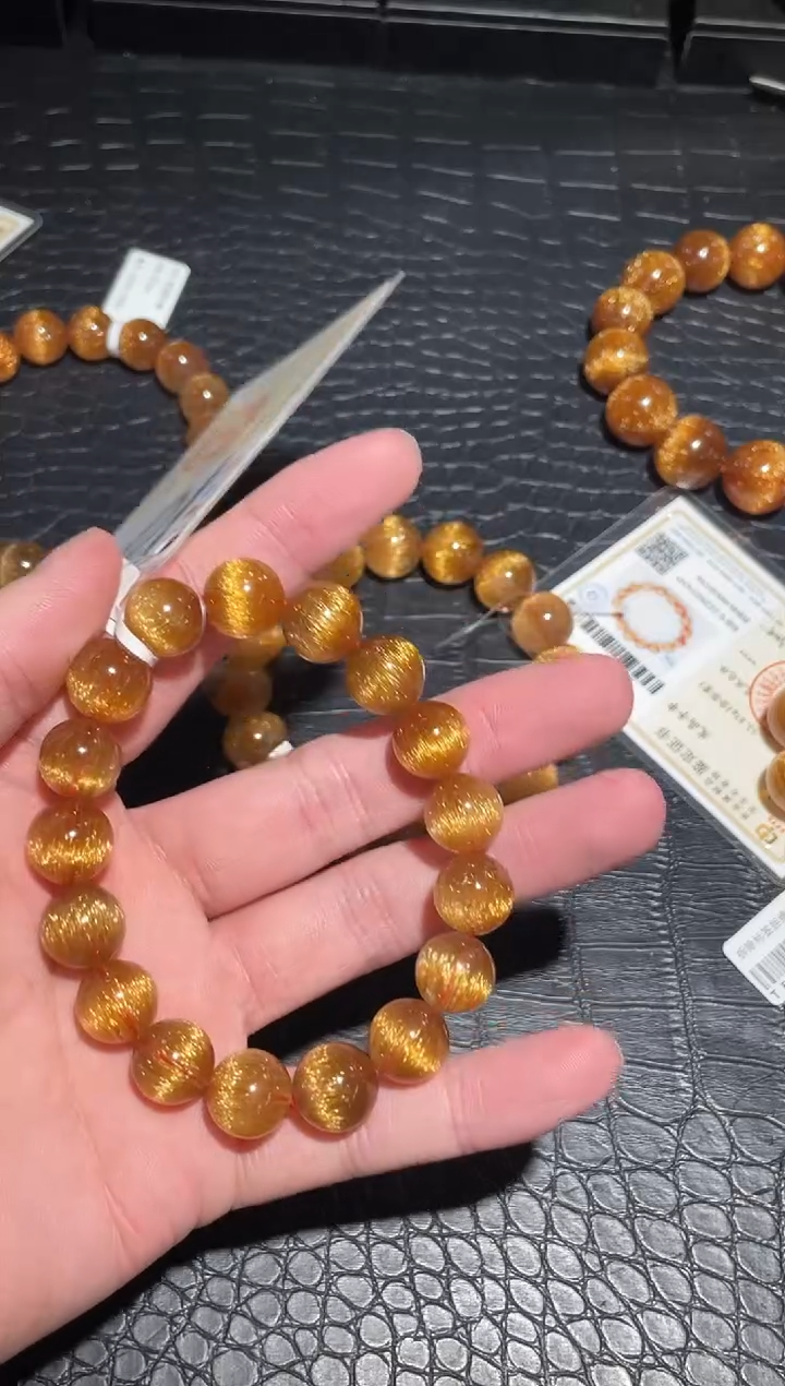 【闪购商品】水晶手链未镶嵌单圈发晶A12