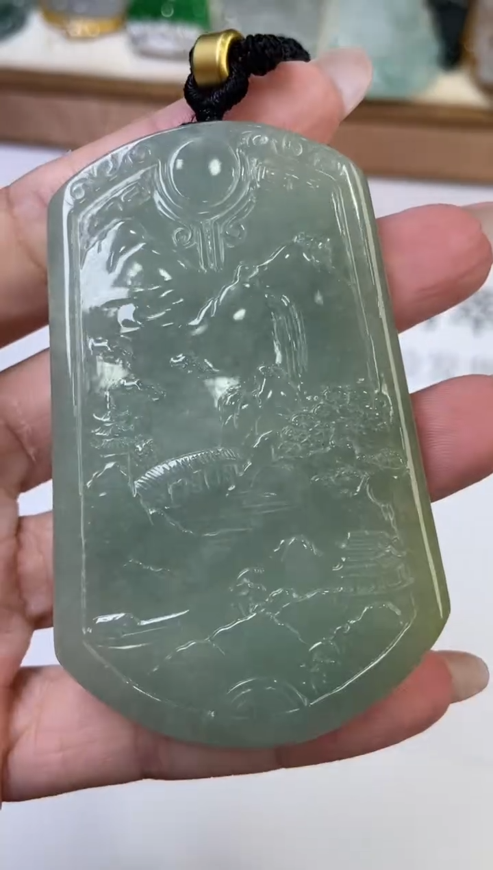 翡翠挂件未镶嵌299439  /多样性发一件
