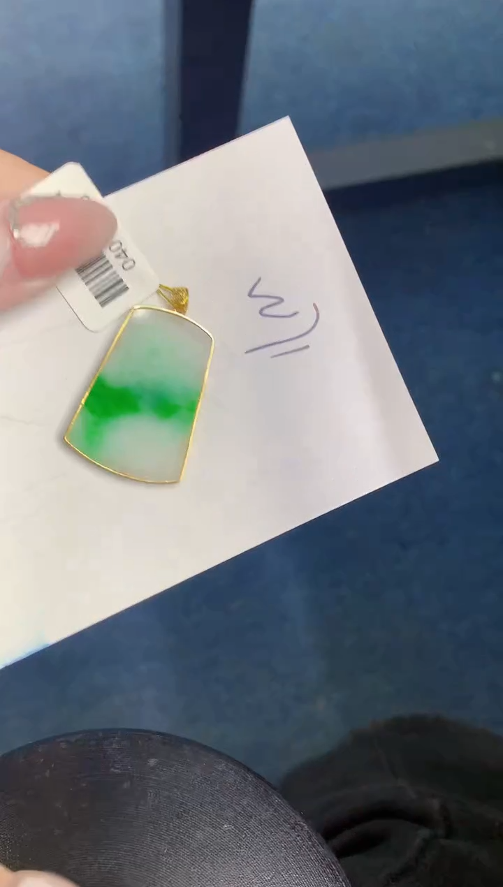 【闪购商品】翡翠颈饰18K金镶嵌000000000