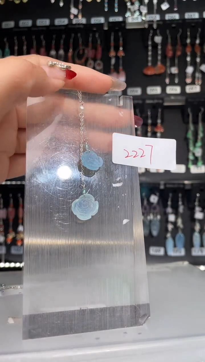 【闪购商品】紫晶耳饰银S925镶嵌喜欢拍