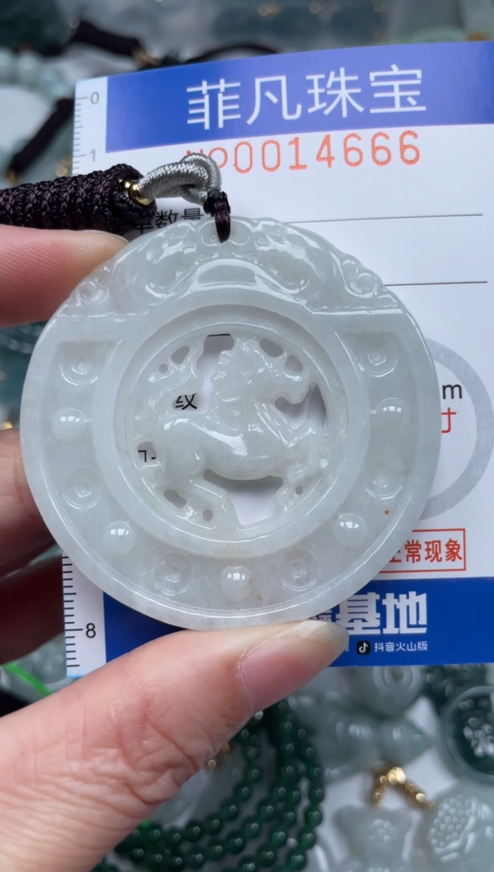 颈饰未镶嵌翡翠14666