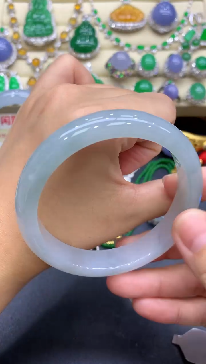 未镶嵌手镯翡翠328-中国好珍宝