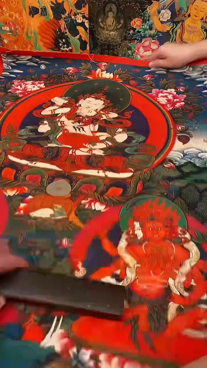 装裱画精美唐卡tk16018