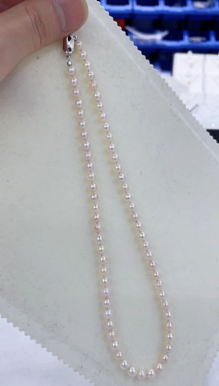颈饰银S925镶嵌海水珍珠  