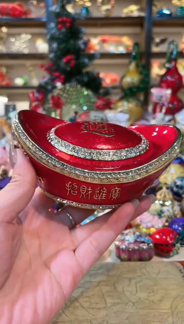 【闪购商品】 珐琅彩精致首饰盒