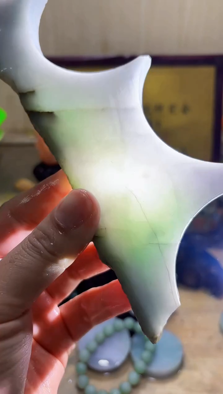 未镶嵌挂件翡翠A货常星5042