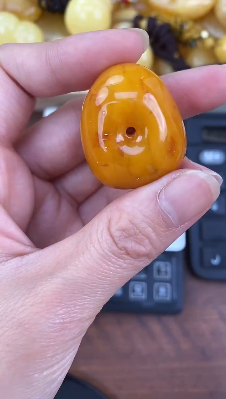 裸石琥珀未镶嵌天然琥珀蜜蜡