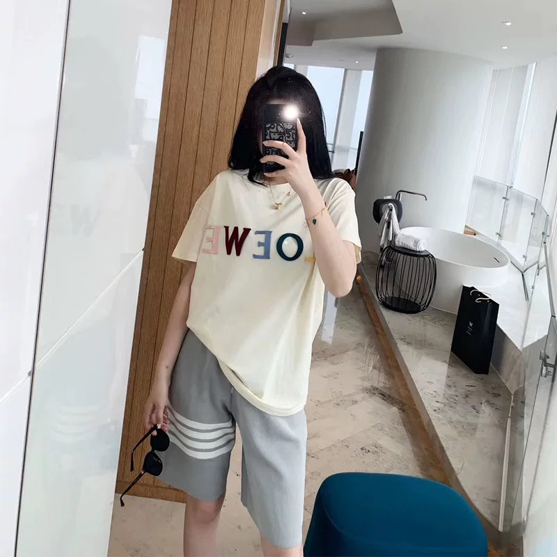 夏季新款韩版ins网红超火tb学院风条纹短裤运动裤针织五分裤