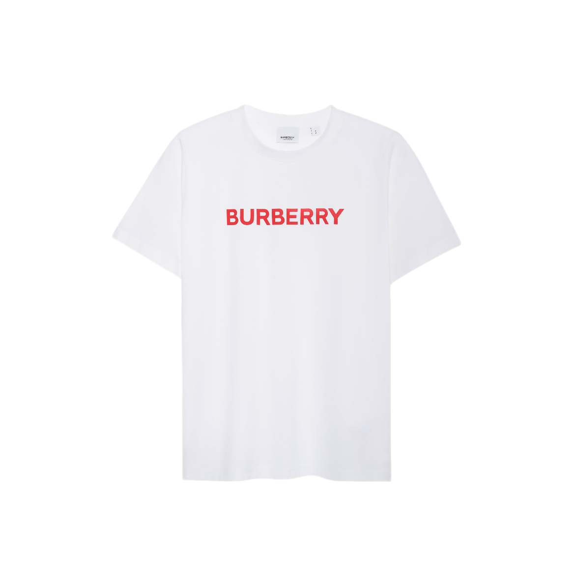 未使用 BURBERRY/博柏利 红字母短袖圆领常规T恤HXX-0053