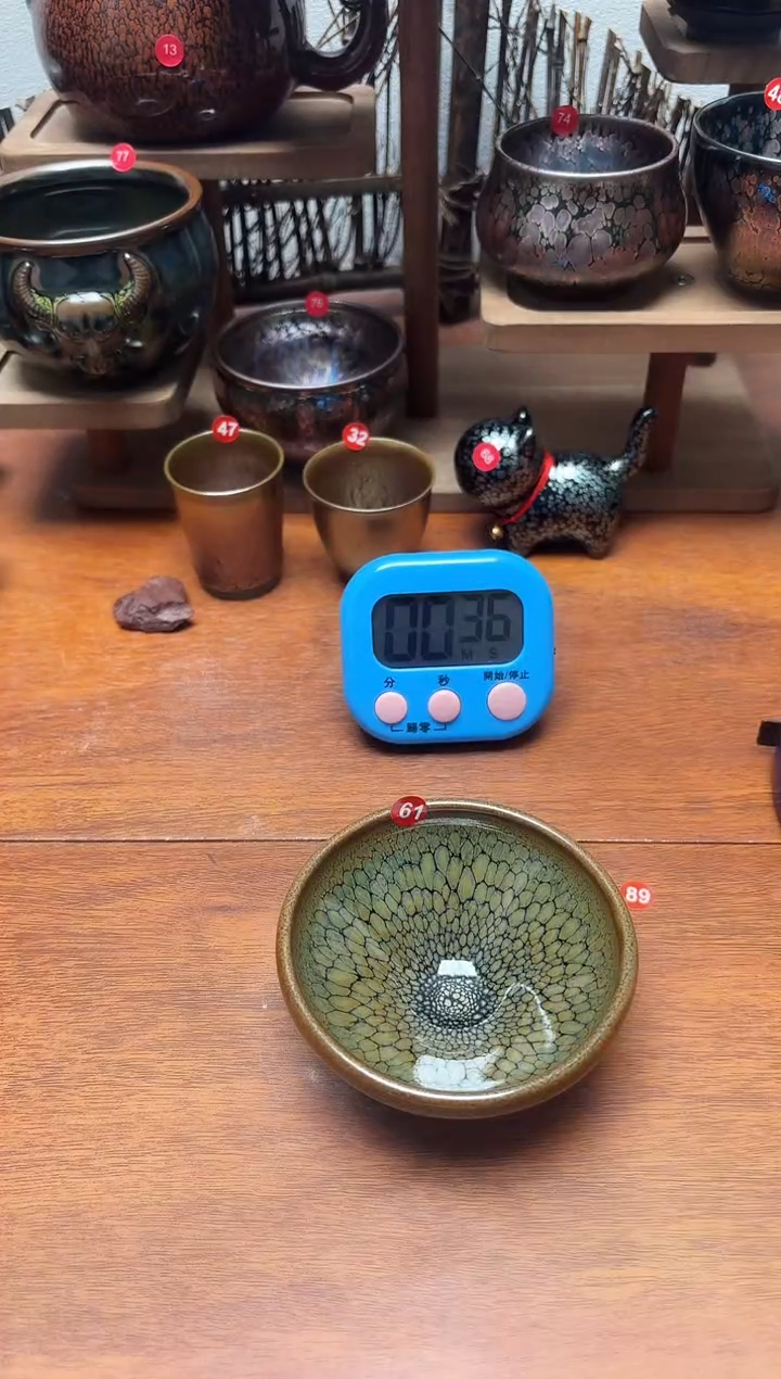 茶盏过*人61号建盏工匠茶器