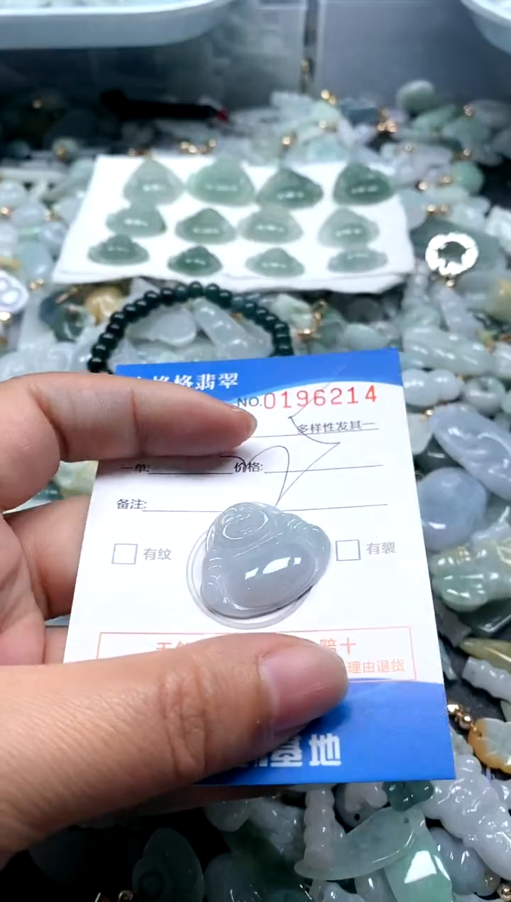 【闪购商品】翡翠颈饰未镶嵌闪购商品0196214