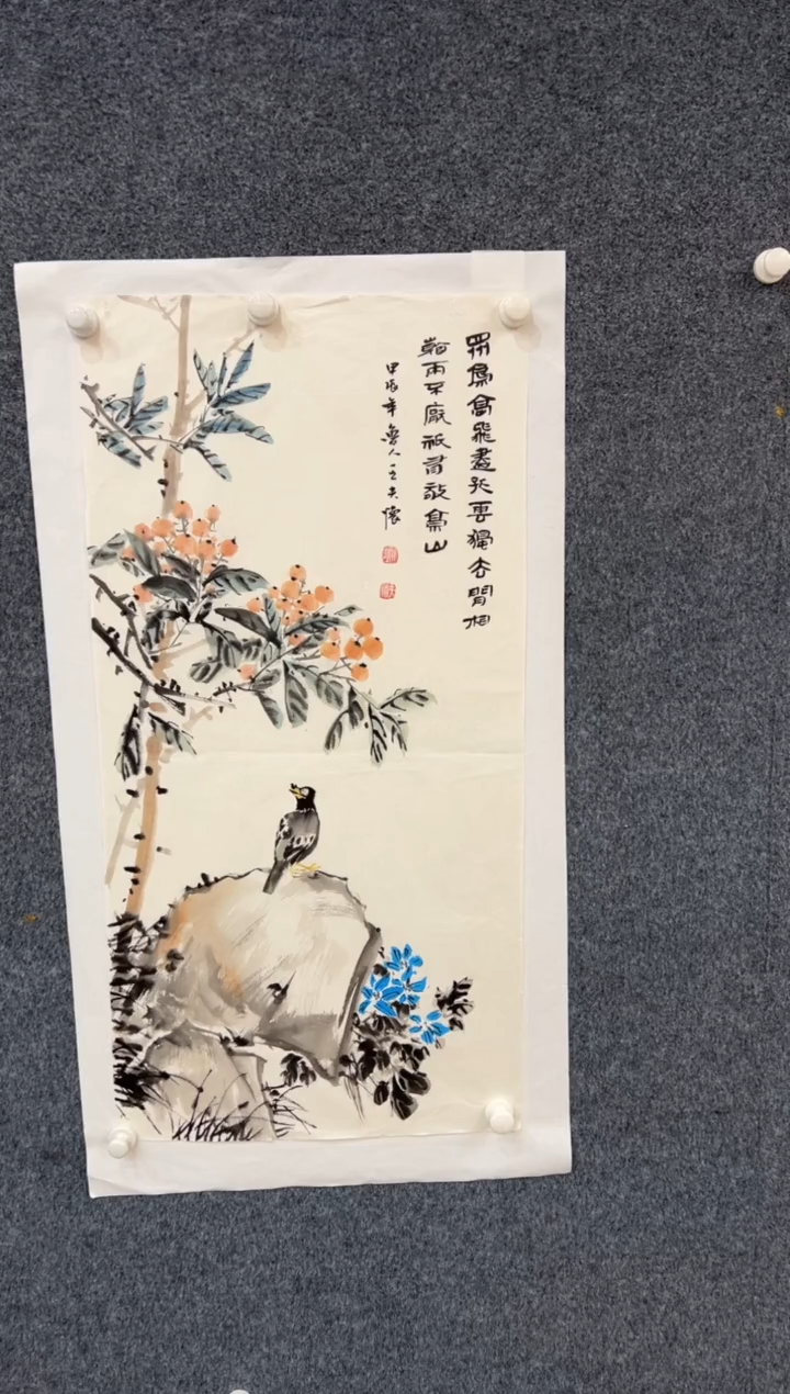 【闪购商品】国画1.16-王夫怀-文联-三尺花鸟-031
