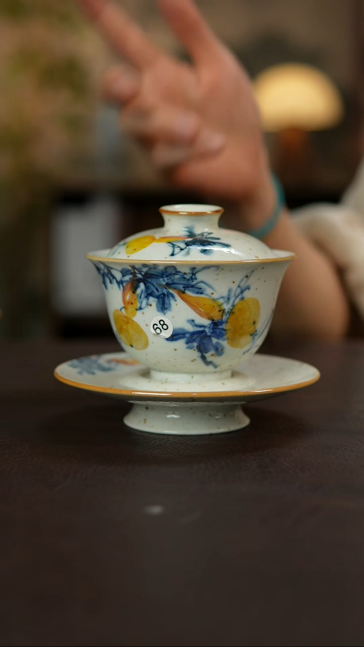 杯景德镇陶瓷杯碗柴烧多人