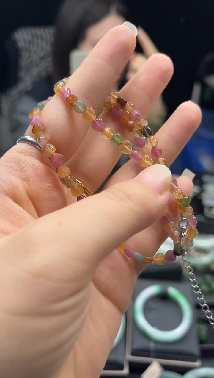 未镶嵌手链碧玺0400275456