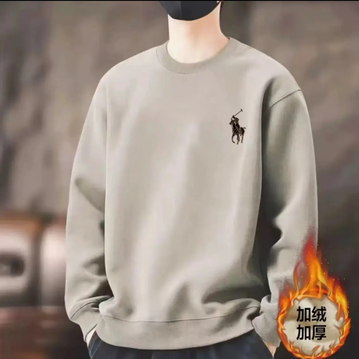 WY【一折粉丝福利】男士圆领印花卫衣潮流卫衣情侣同款男女