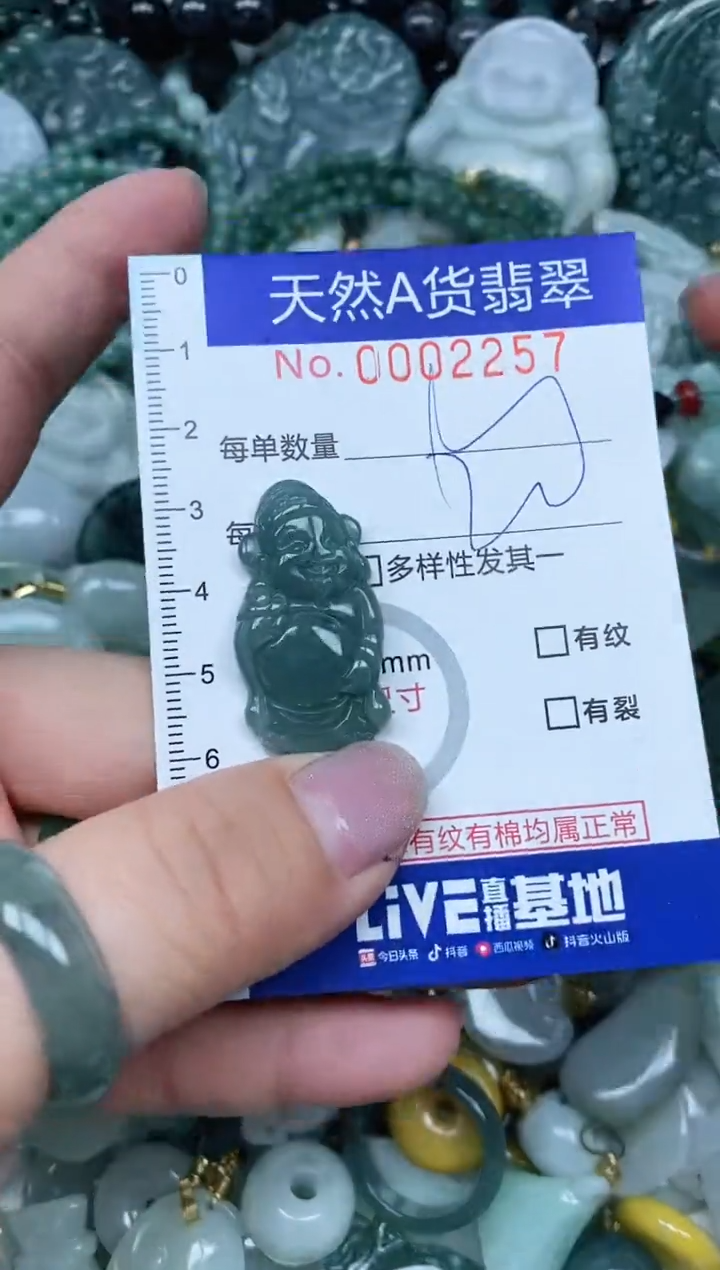 【闪购商品】翡翠吊坠(不含链)未镶嵌翡翠