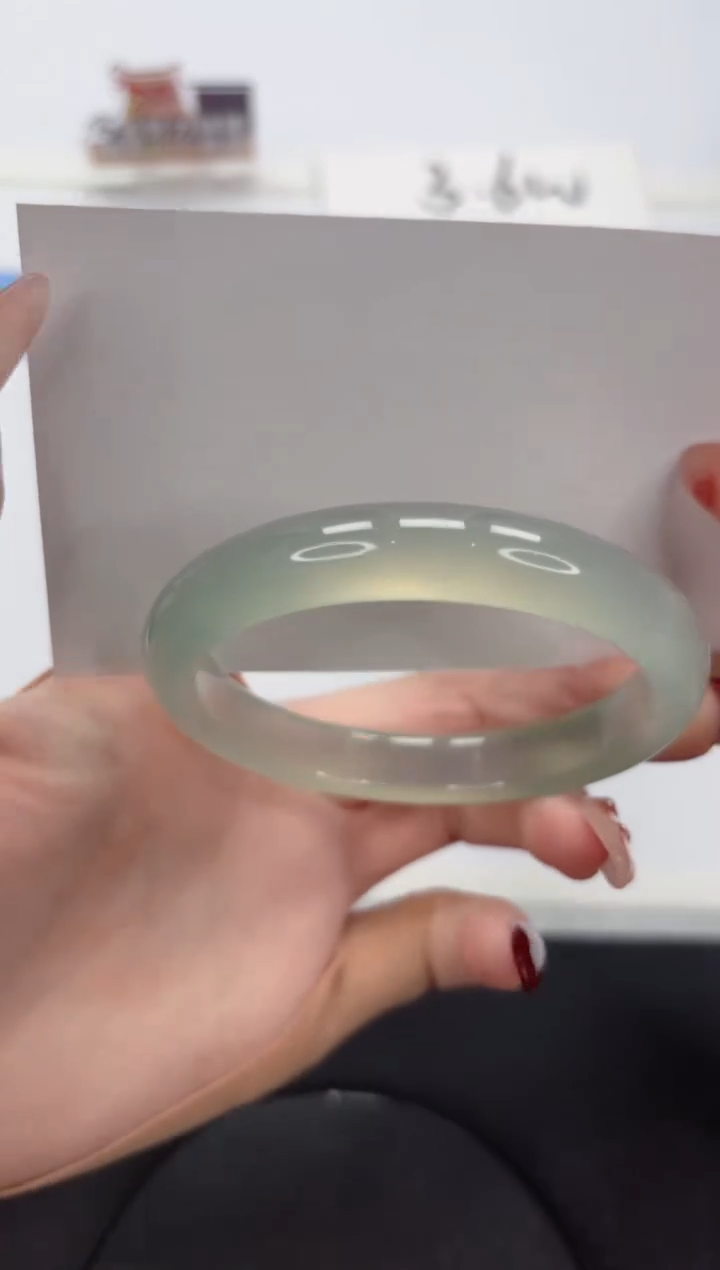 【闪购商品】石英质玉手镯未镶嵌A318-55.3