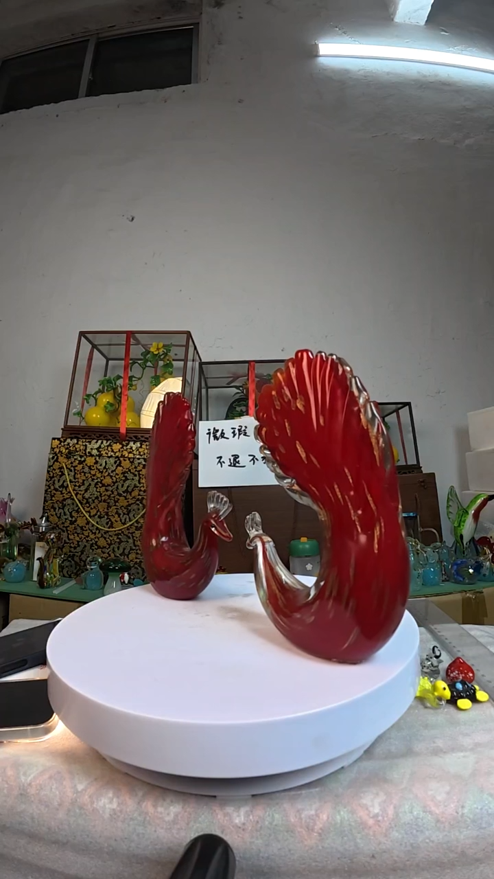 琉璃淄博非遗琉璃孔雀