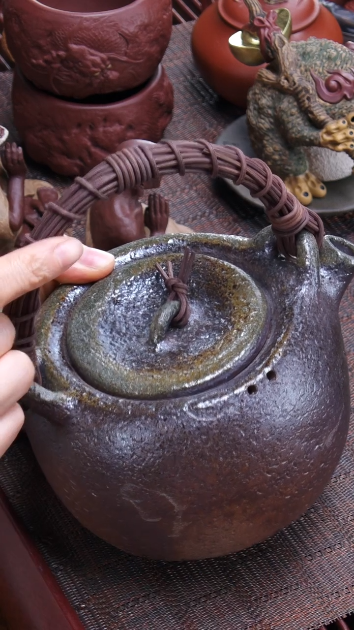 【闪购商品】紫砂煮水壶《柴烧煮水壶》