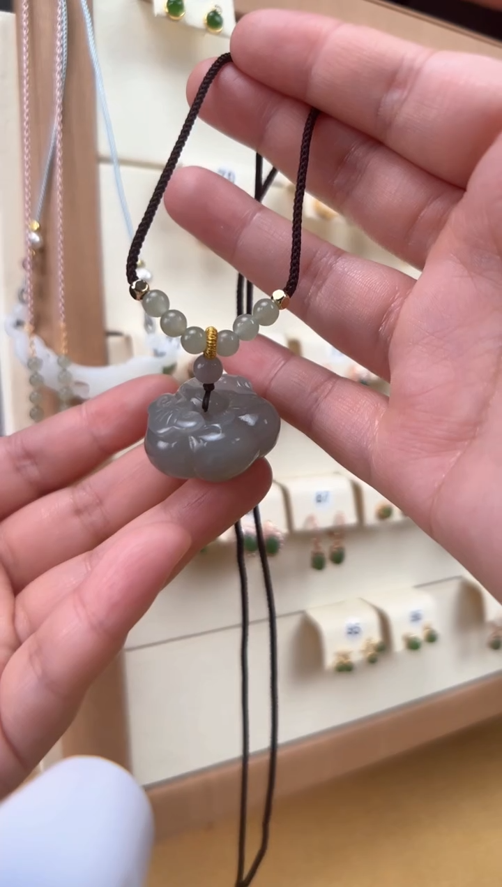 【闪购商品】和田玉颈饰未镶嵌柿子吊坠