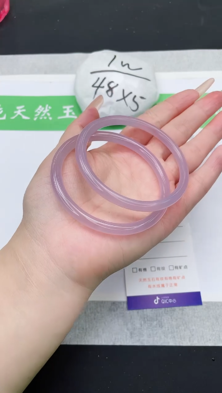 【闪购商品】石英质玉手镯未镶嵌M246-60+