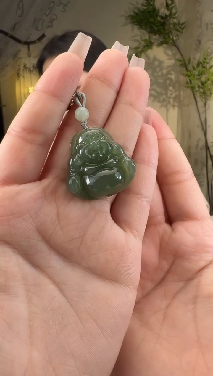 【闪购商品】和田玉颈饰未镶嵌30mm佛公