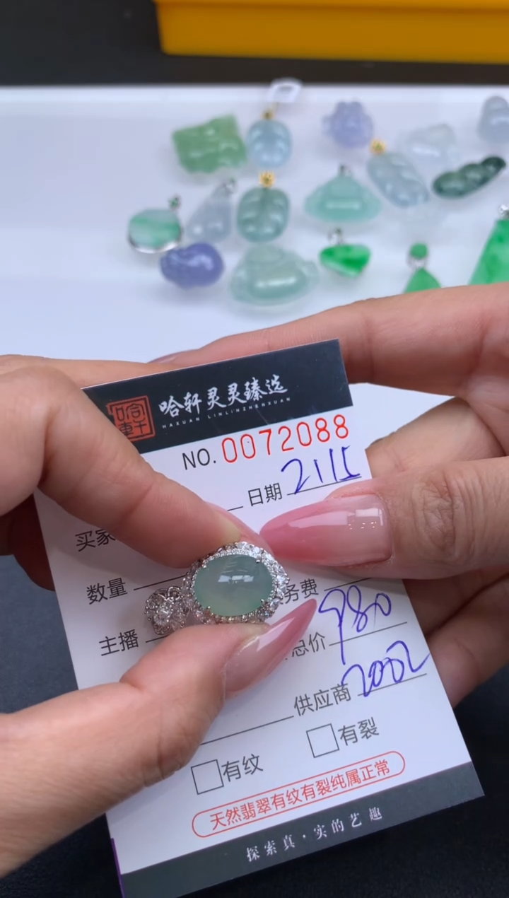 【闪购商品】翡翠挂件未镶嵌哈轩 挂件1