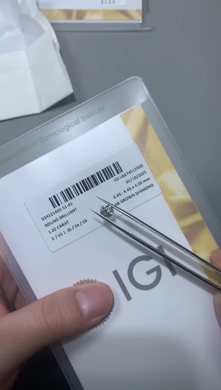 【闪购商品】实验室培育钻石裸石未镶嵌1.02E674512900