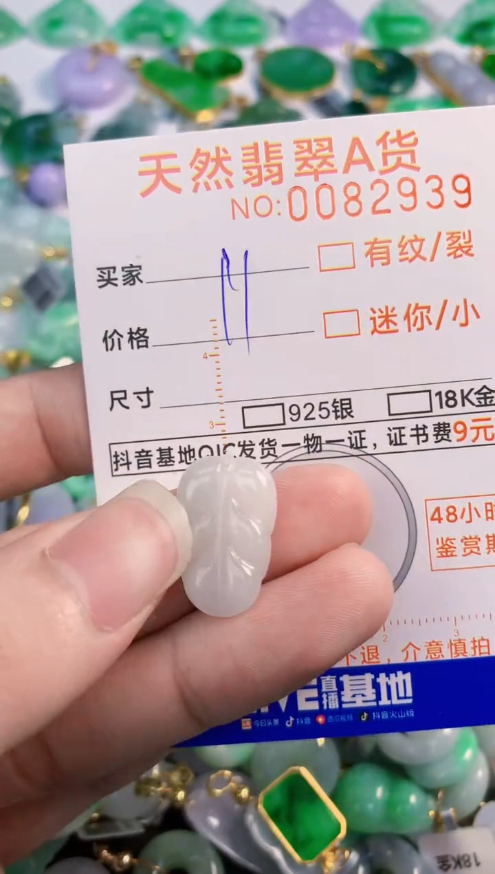 翡翠未镶嵌颈饰         1