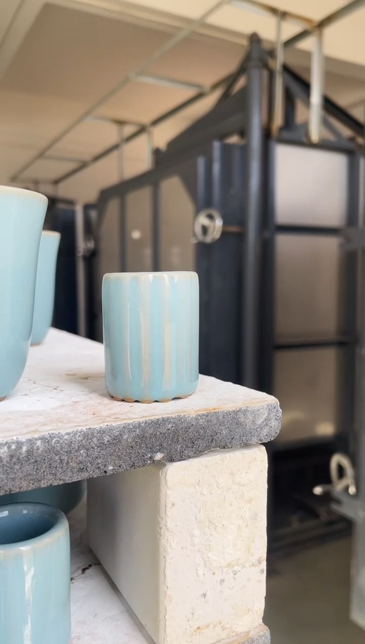 其他微瑕天青釉无款盖置