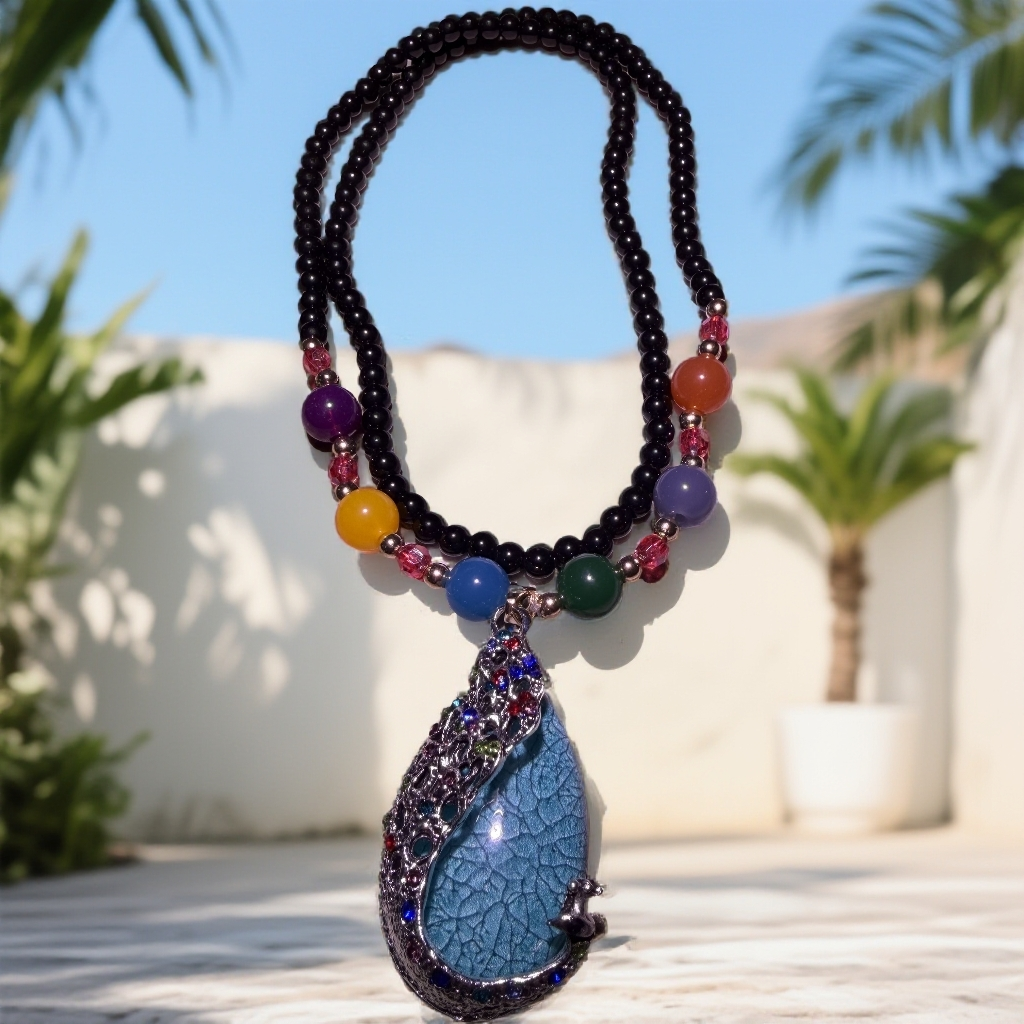 毛衣链蓝色  无礼盒 S1683