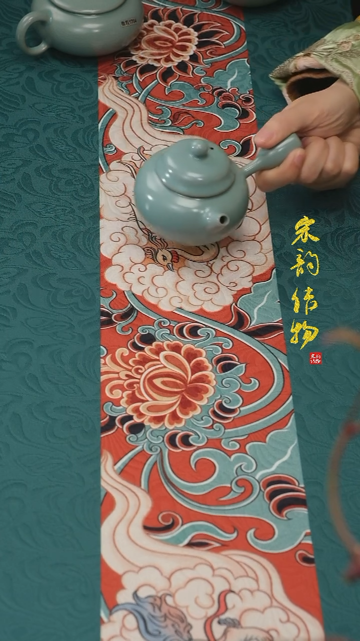 【闪购商品】微瑕汝官窑原矿釉侧把壶0706