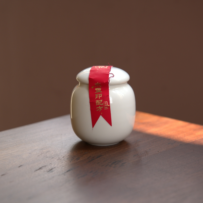 【央广非遗】六大茶山水蓝印配方普洱生茶(2024) 古树解块茶80g
