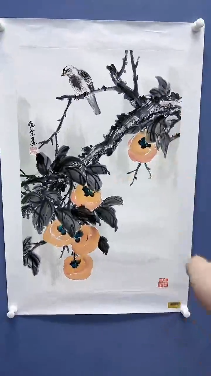 【闪购商品】绘画柳晓叶绘画2.7平尺花鸟