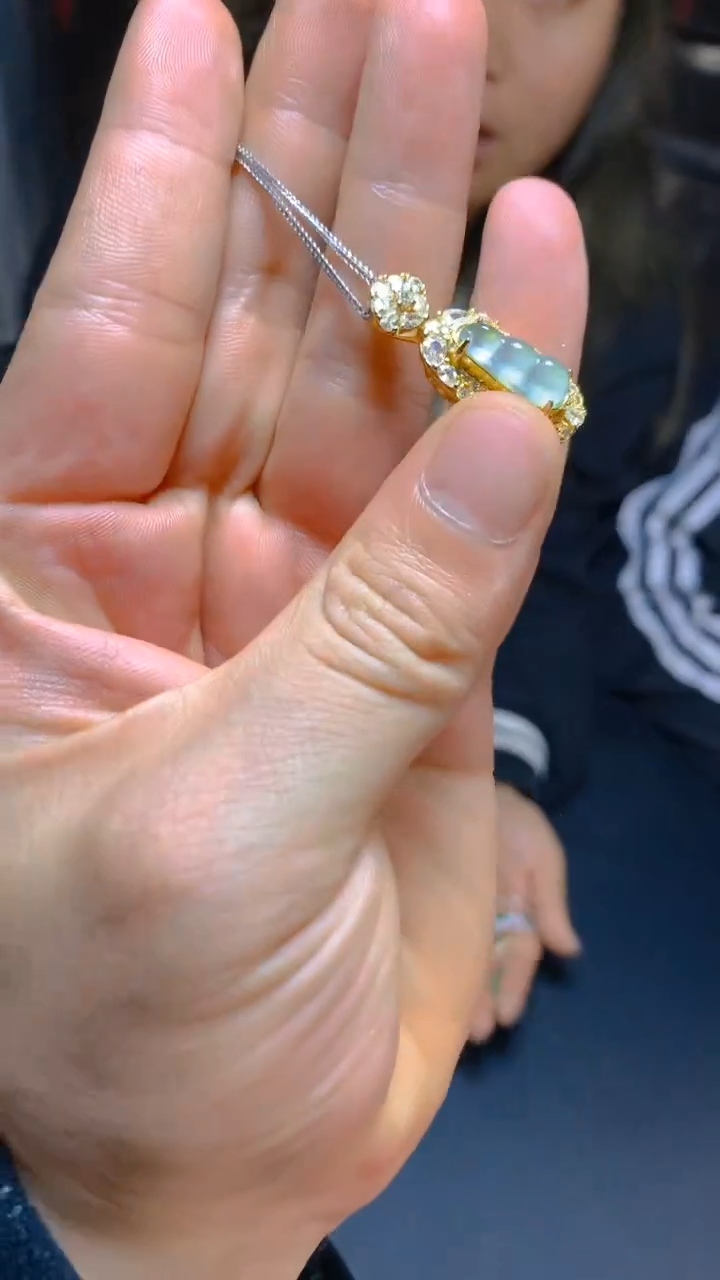 【闪购商品】翡翠吊坠(赠链)未镶嵌0783296728多样性发一套盒