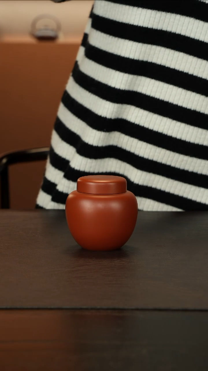 【闪购商品】紫砂茶壶直播福利求真罐朱泥约100克