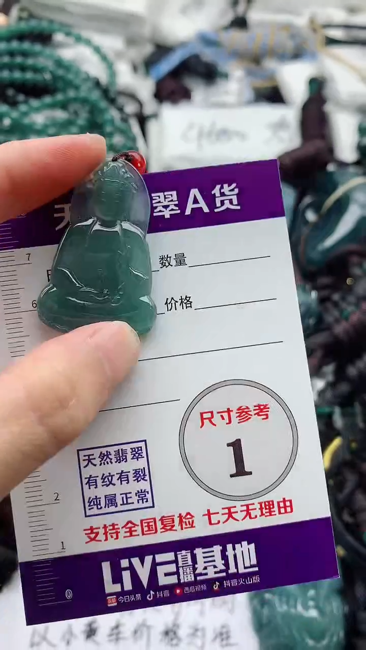 翡翠未镶嵌颈饰8